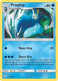Prinplup - SM - Cosmic Eclipse - Pokemon card