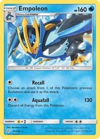 Empoleon - SM - Cosmic Eclipse - Pokemon card