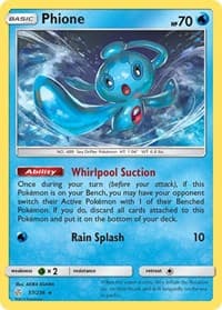 Phione - SM - Cosmic Eclipse - Pokemon card