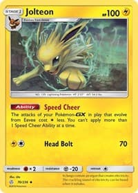 Jolteon - SM - Cosmic Eclipse - Pokemon card