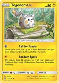 Togedemaru - SM - Cosmic Eclipse - Pokemon card