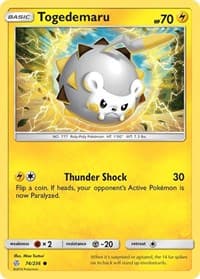 Togedemaru - SM - Cosmic Eclipse - Pokemon card