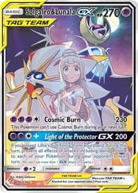 Solgaleo & Lunala GX (Full Art) - SM - Cosmic Eclipse - Pokemon card