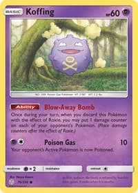 Koffing - SM - Cosmic Eclipse - Pokemon card