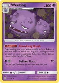 Weezing - SM - Cosmic Eclipse - Pokemon card