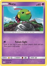 Natu - SM - Cosmic Eclipse - Pokemon card