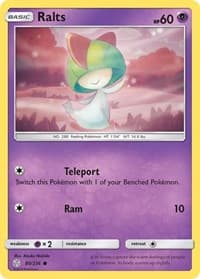 Ralts - SM - Cosmic Eclipse - Pokemon card