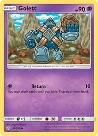 Golett - SM - Cosmic Eclipse - Pokemon card