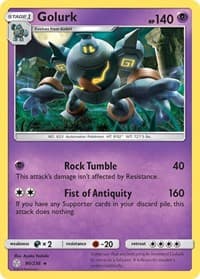 Golurk - SM - Cosmic Eclipse - Pokemon card