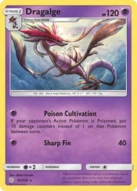 Dragalge - SM - Cosmic Eclipse - Pokemon card
