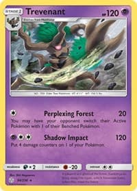 Trevenant - SM - Cosmic Eclipse - Pokemon card