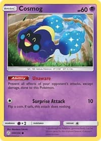 Cosmog - SM - Cosmic Eclipse - Pokemon card