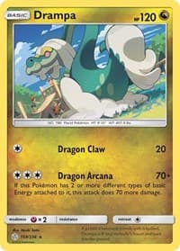 Drampa - SM - Cosmic Eclipse - Pokemon card