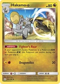 Hakamo-o - SM - Cosmic Eclipse - Pokemon card