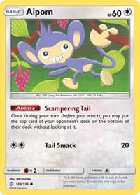 Aipom - SM - Cosmic Eclipse - Pokemon card