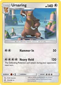 Ursaring - SM - Cosmic Eclipse - Pokemon card
