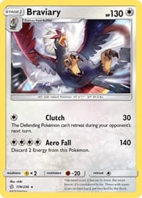 Braviary - SM - Cosmic Eclipse - Pokemon card