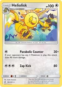 Heliolisk - SM - Cosmic Eclipse - Pokemon card