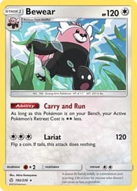 Bewear - SM - Cosmic Eclipse - Pokemon card