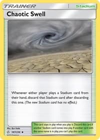 Chaotic Swell - SM - Cosmic Eclipse - Pokemon card