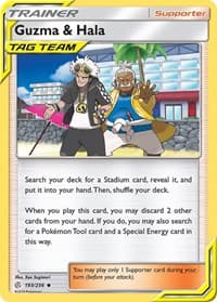 Guzma & Hala - SM - Cosmic Eclipse - Pokemon card