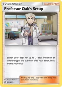 Professor Oak's Setup - SM - Cosmic Eclipse - Pokemon card