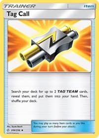 Tag Call - SM - Cosmic Eclipse - Pokemon card