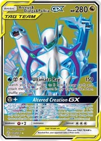 Arceus & Dialga & Palkia GX (Full Art) - SM - Cosmic Eclipse - Pokemon card