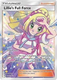 Lillie's Full Force (Full Art) - SM - Cosmic Eclipse - Pokemon card