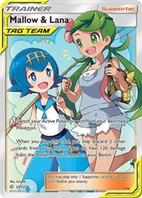 Mallow & Lana (Full Art) - SM - Cosmic Eclipse - Pokemon card