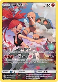 Torkoal (Secret) - SM - Cosmic Eclipse - Pokemon card