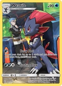 Weavile (Secret) - SM - Cosmic Eclipse - Pokemon card