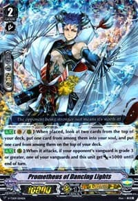 Prometheus of Dancing Lights (RRR Foil) - V-TD09: Shinemon Nitta - Cardfight Vanguard card