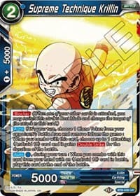 Supreme Technique Krillin - Malicious Machinations - Dragon Ball Super: Masters card