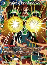 Android 16, Energy Amplification - Malicious Machinations - Dragon Ball Super: Masters card