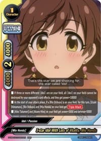 3-star Idol With Lots of Vitality, Mio Honda - The iDOLM@STER Cinderella Girls Theater - Future Card BuddyFight card