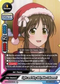 Light and Airy Idol, Aiko Takamori - The iDOLM@STER Cinderella Girls Theater - Future Card BuddyFight card