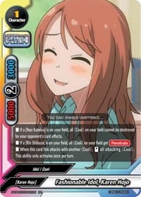 Fashionable Idol, Karen Hojo - The iDOLM@STER Cinderella Girls Theater - Future Card BuddyFight card