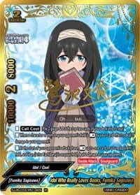 Idol Who Really Loves Books, Fumika Sagisawa (IR) - The iDOLM@STER Cinderella Girls Theater - Future Card BuddyFight card