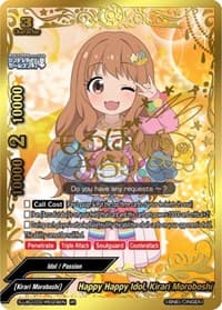 Happy Happy Idol, Kirari Moroboshi (IR) - The iDOLM@STER Cinderella Girls Theater - Future Card BuddyFight card