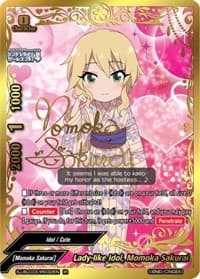 Lady-like Idol, Momoka Sakurai (IR) - The iDOLM@STER Cinderella Girls Theater - Future Card BuddyFight card