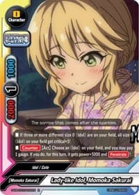Lady-like Idol, Momoka Sakurai - The iDOLM@STER Cinderella Girls Theater - Future Card BuddyFight card