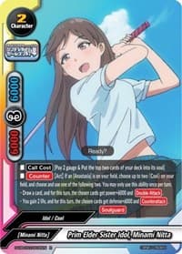 Prim Elder Sister Idol, Minami Nitta - The iDOLM@STER Cinderella Girls Theater - Future Card BuddyFight card