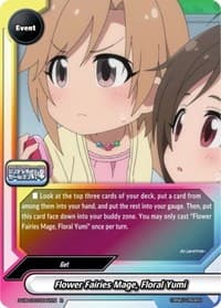 Flower Fairies Mage, Floral Yumi - The iDOLM@STER Cinderella Girls Theater - Future Card BuddyFight card