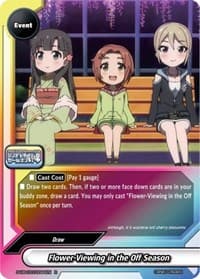 Flower-Viewing in the Off Season - The iDOLM@STER Cinderella Girls Theater - Future Card BuddyFight card