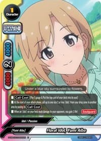 Floral Idol, Yumi Aiba - The iDOLM@STER Cinderella Girls Theater - Future Card BuddyFight card