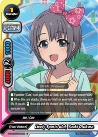 Lively Sports Idol, Yuuki Otokura - The iDOLM@STER Cinderella Girls Theater - Future Card BuddyFight card