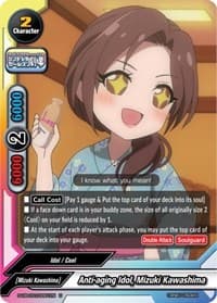 Anti-aging Idol, Mizuki Kawashima - The iDOLM@STER Cinderella Girls Theater - Future Card BuddyFight card