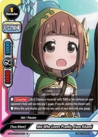 Idol Who Loves Pranks, Yuzu Kitami - The iDOLM@STER Cinderella Girls Theater - Future Card BuddyFight card