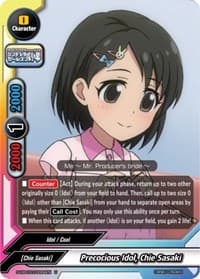 Precocious Idol, Chie Sasaki - The iDOLM@STER Cinderella Girls Theater - Future Card BuddyFight card
